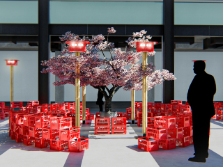 Festival Installation - Adaptive Reuse of Bottle Case